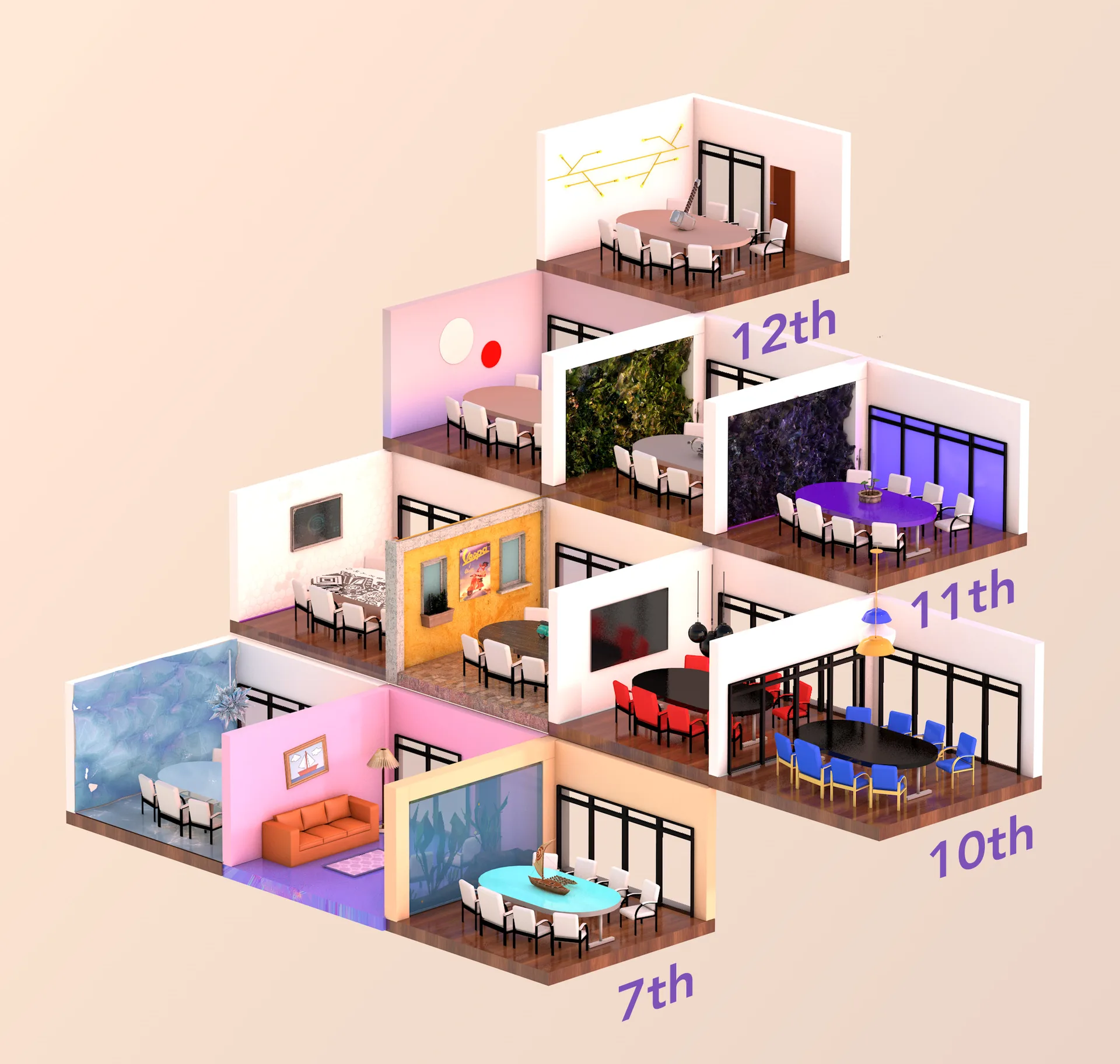 Disney Brazil Office: Themed Spaces, imagem 30